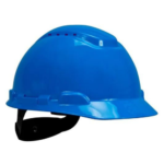 3M™ Hard Hat H-703V, Blue, 4-Point Ratchet Suspension including Chinstrap