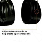 3M™ PELTOR™ Optime™ 101 Earmuffs H7A, Over-the-Head - Image 3