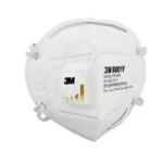 3M™ Fold Flat Valved Particulate Respirator Dust Mask  9001V, FFP1